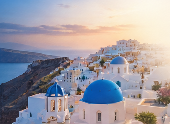 Santorini, Grécia — um dos destinos que dá para planejar no ROTA